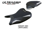 Tappezzeria Italia Kawasaki Z400 2018-2023 Seat Cover Ultragrip White Black