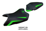 Tappezzeria Italia Kawasaki Z500 2024-2025 Seat Cover in Green and Black