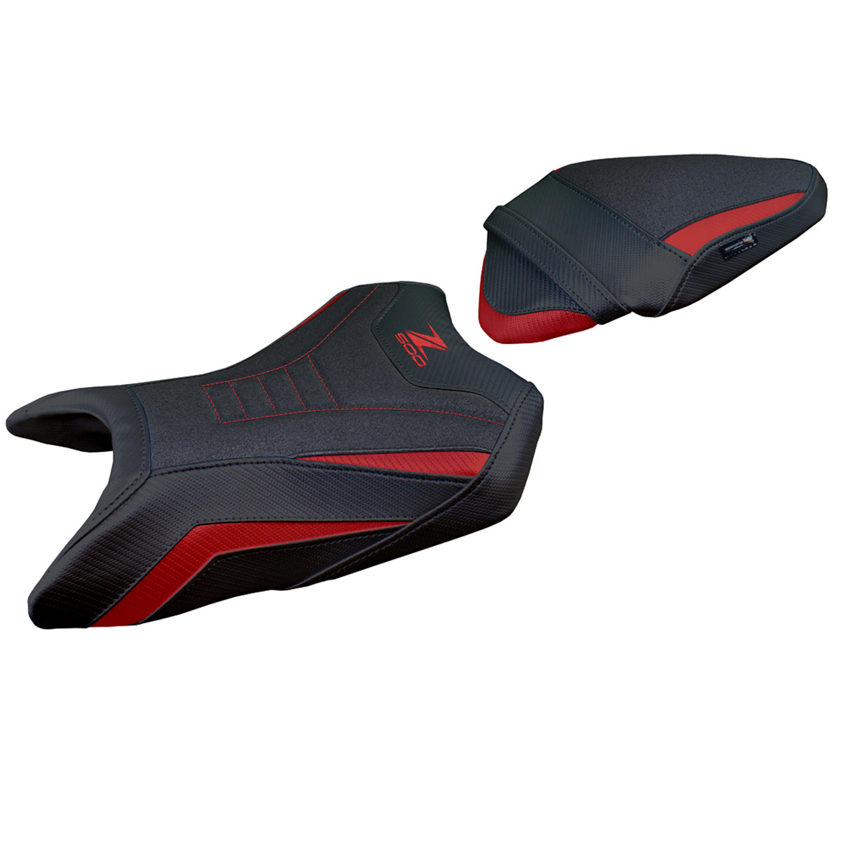 Tappezzeria Italia Kawasaki Z500 2024-2025 Seat Cover Ultragrip in Dark Red and Black