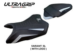 Tappezzeria Italia Kawasaki Z500 2024-2025 Seat Cover Ultragrip in Silver and Black