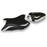 Tappezzeria Italia Kawasaki Z800 2013-2016 Seat Cover Ultragrip in White and Black