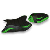 Tappezzeria Italia i Kawasaki Z800 2013-2016 Seat Cover Tappezzeria Ultragrip in Green and Black