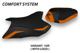 Tappezzeria Italia Kawasaki Z800 2013-2016 Seat Cover Comfort in Orange and Black