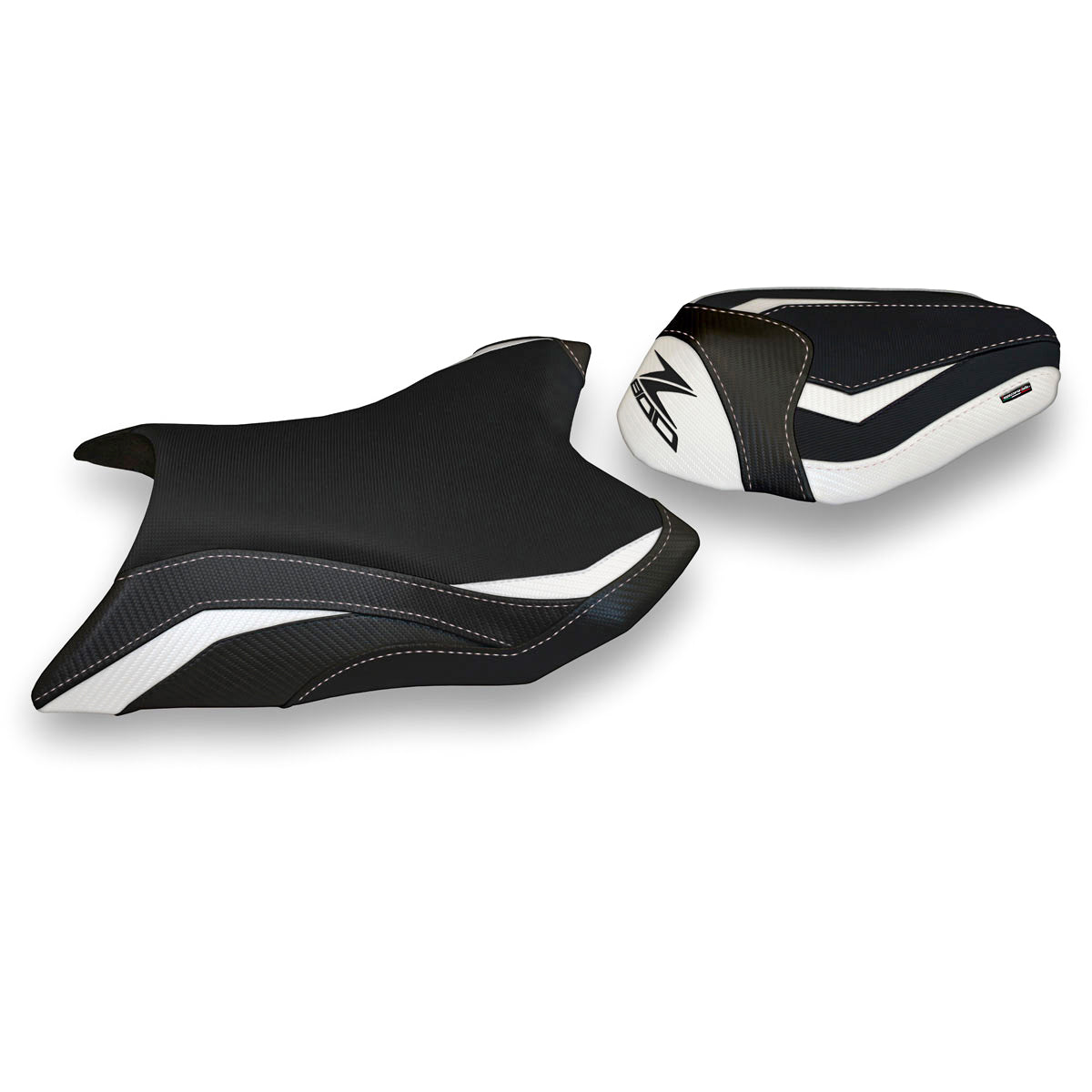 Tappezzeria Italia Kawasaki Z800 2013-2016 Seat Cover in White Black