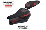 Tappezzeria Italia Kawasaki Z900 2025 Seat Cover Comfort Red Black