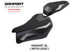 Tappezzeria Italia Kawasaki Z900 2025 Seat Cover Comfort Silver Black
