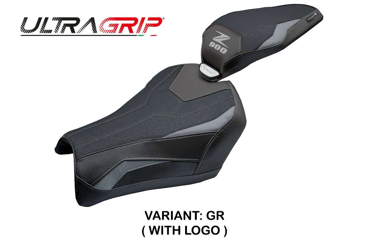 Kawasaki Z900 2025 Seat Cover Tappezzeria Ultragrip Grey Black
