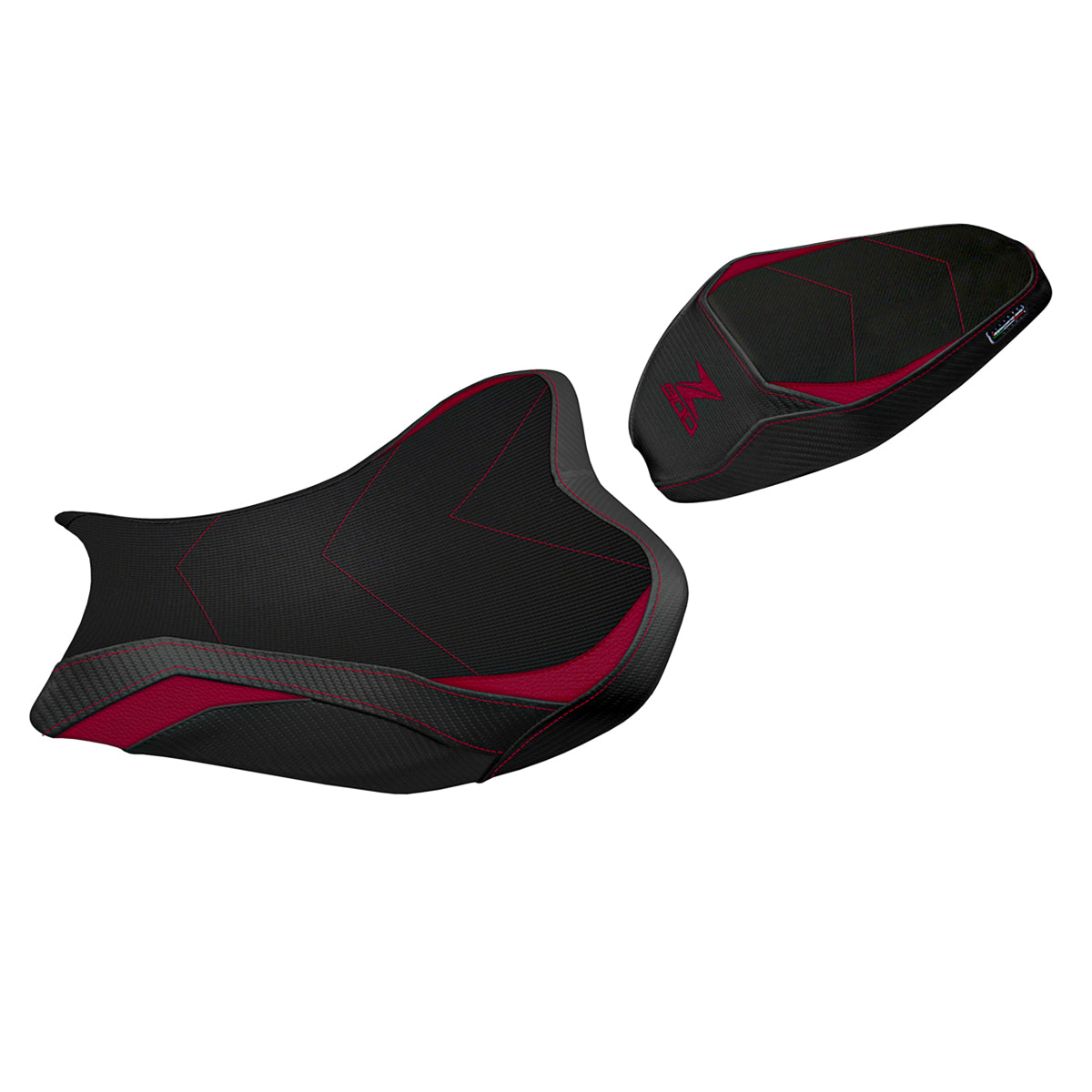 Tappezzeria Italia Kawasaki Z900 2017-2024 Seat Cover Comfort in Bordeaux Black