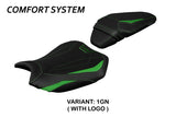Tappezzeria Italia Kawasaki ZH2 Z H2 2020-2025 Seat Cover Comfort Green Black