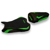 Tappezzeria Italia Kawasaki Ninja ZX10R 2008-2010 Seat Cover Ultragrip in Green and Black