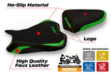 Tappezzeria Italia Kawasaki Ninja ZX10R 2008-2010 Seat Cover in Green and Black