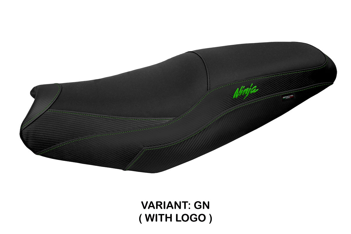 Tappezzeria Italia Kawasaki ZX14R 2012-2024 Seat Cover Green Black