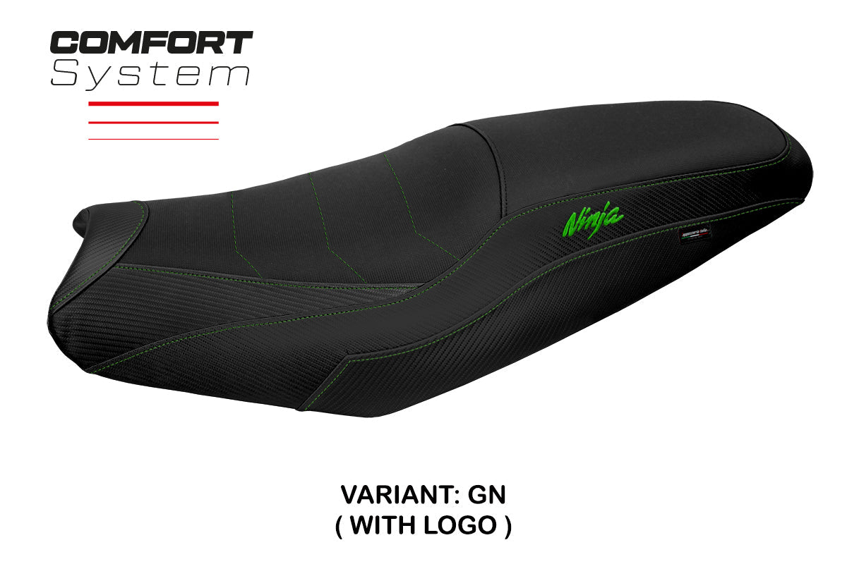 Tappezzeria Italia i Kawasaki ZX14R 2012-2024 Seat Cover Tappezzeria Comfort Green