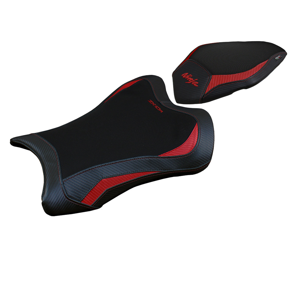 Tappezzeria Italia Kawasaki Ninja ZX10R 2021-2025 Seat Cover in Red and Black