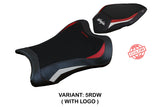 Tappezzeria Italia Kawasaki Ninja ZX10R 2021-2025 Seat Cover Red in White and Black
