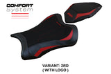 Tappezzeria Italia Kawasaki Ninja ZX10R 2021-2025 Seat Cover Comfort in Red and Black
