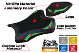 Tappezzeria Italia Kawasaki Ninja ZX10R 2021-2025 Seat Cover Comfort in Green and Black