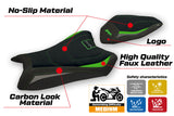 Tappezzeria Italia Kawasaki Ninja ZX10R 2016-2020 Seat Cover Ultragrip in Green and Grey