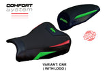 Tappezzeria Italia Kawasaki ZX25R 2020-2025 Seat Cover Comfort in Green and Red