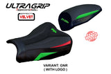 Tappezzeria Italia Kawasaki ZX25R 2020-2025 Seat Cover Ultragrip in Green and Red