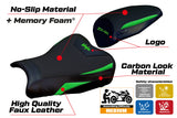 Tappezzeria Italia Kawasaki ZX4R 2023-2025 Seat Cover Comfort in Green and Black