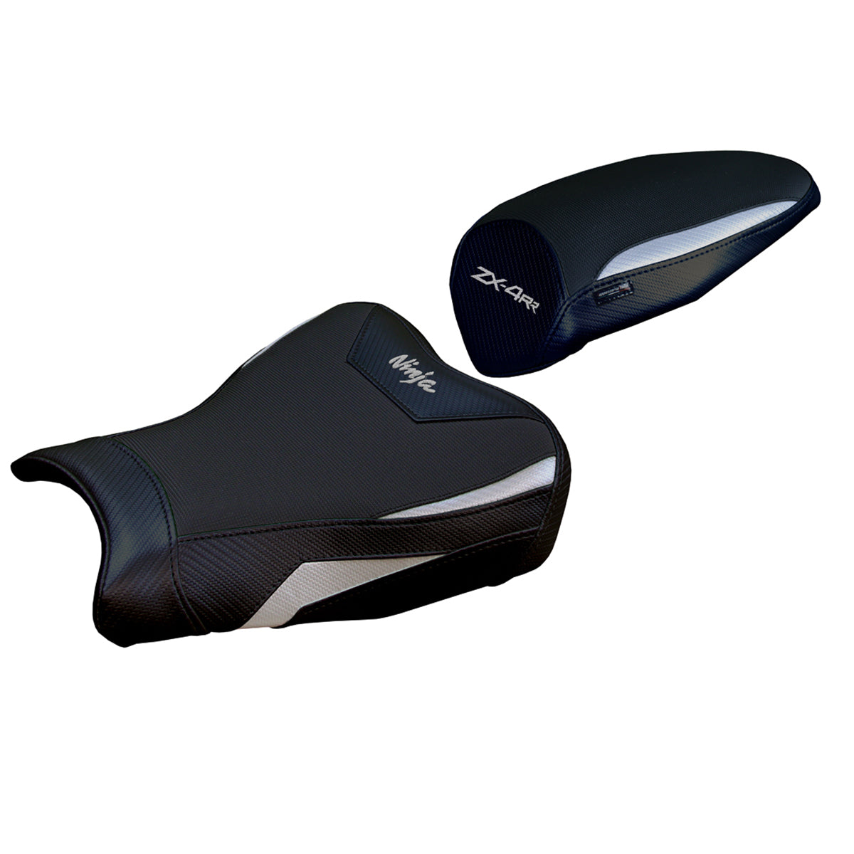 Tappezzeria Italia Kawasaki ZX4RR 2023-2025 Seat Cover in Silver and Black