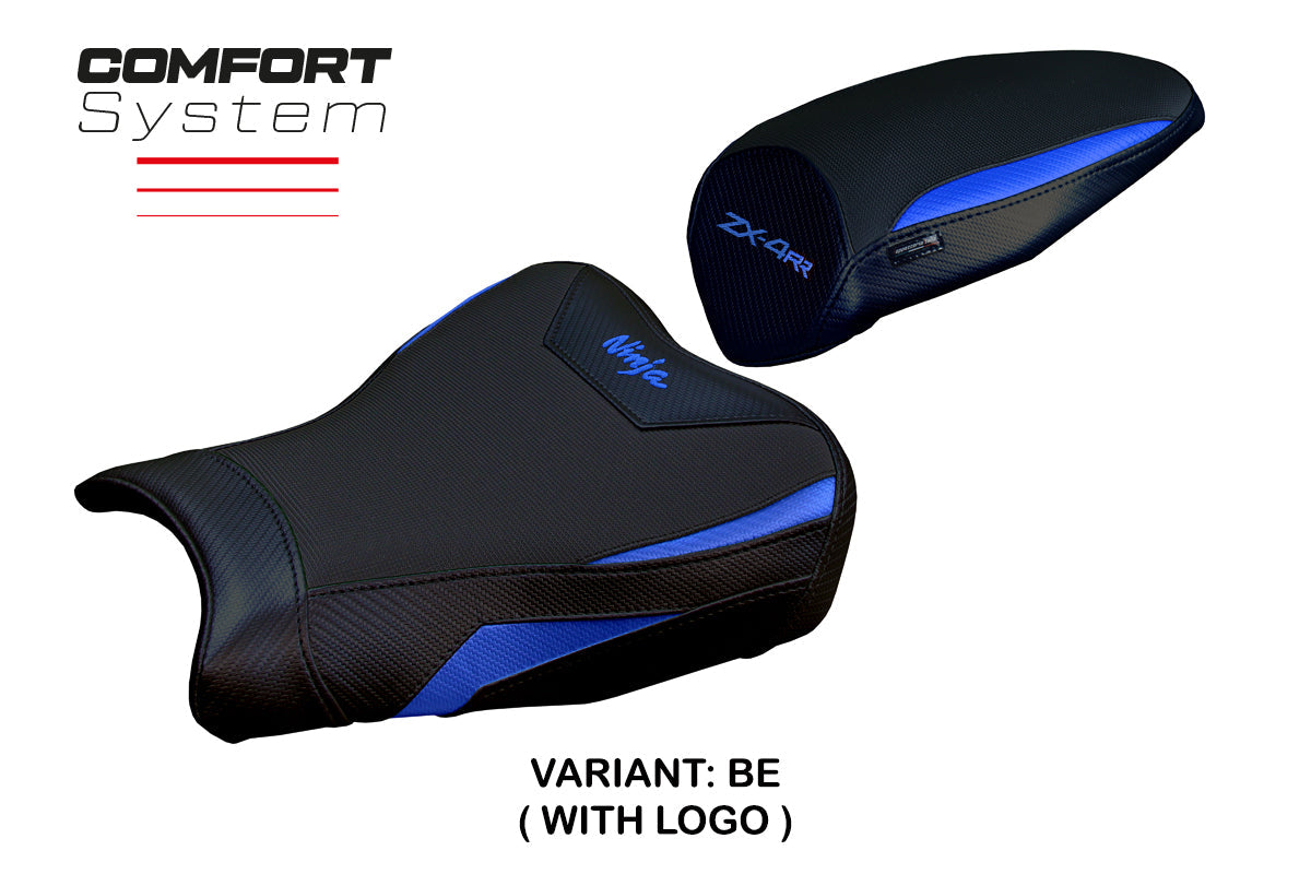 Tappezzeria Italia Kawasaki ZX4RR 2023-2025 Seat Cover Comfort in Blue and Black