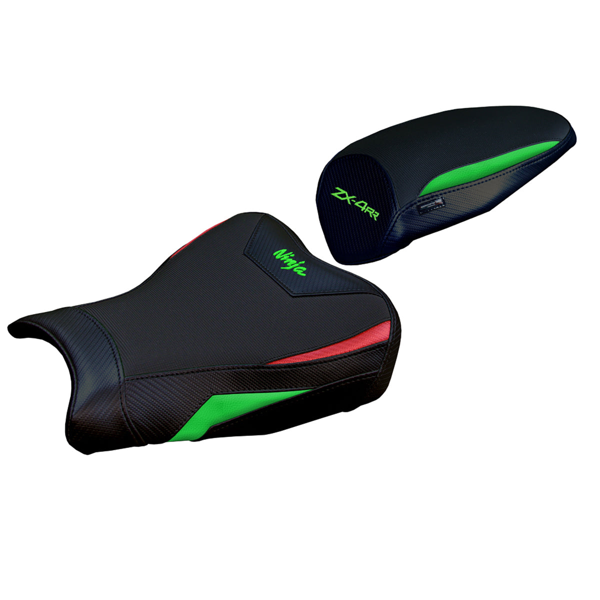 Tappezzeria Italia Kawasaki ZX4RR 2023-2025 Seat Cover Comfort in Green Red and Black