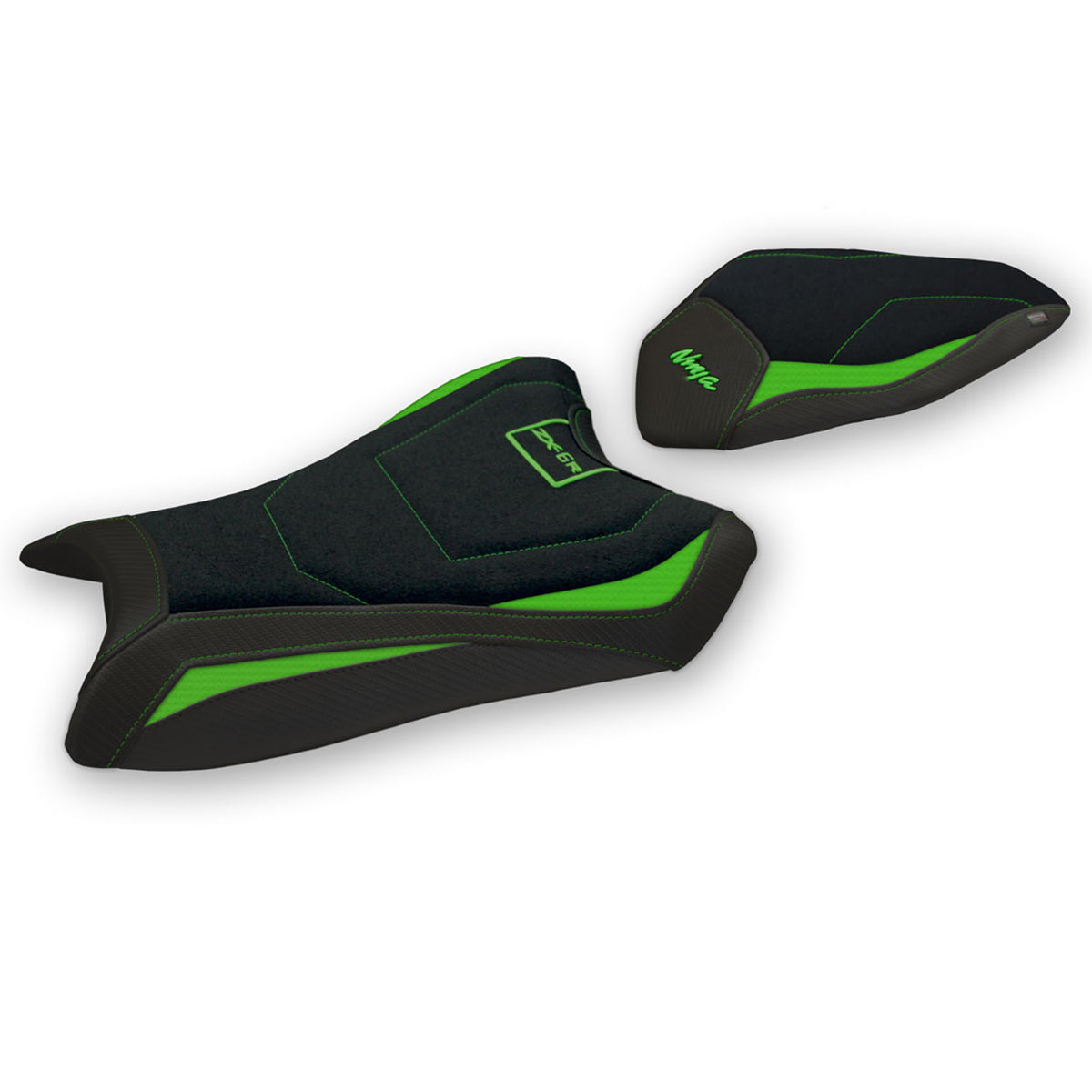 Tappezzeria Italia Kawasaki Ninja ZX6R 2019-2025 Seat Cover Ultragrip in Green