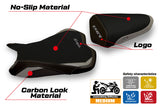 Tappezzeria Italia Kawasaki Ninja ZX6R 2009-2012 Seat Cover in Grey Black