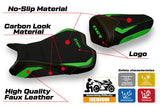 Tappezzeria Italia Kawasaki Ninja ZX6R 2013-2018 Seat Cover Ultragrip in Green