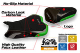 Tappezzeria Italia Kawasaki Ninja ZX6R 2013-2018 Seat Cover Ultragrip in Grey and Green
