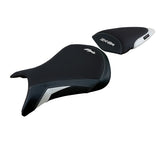 Tappezzeria Italia i Kawasaki Ninja ZX6R 2005 2006 Seat Cover Italia in White and Black