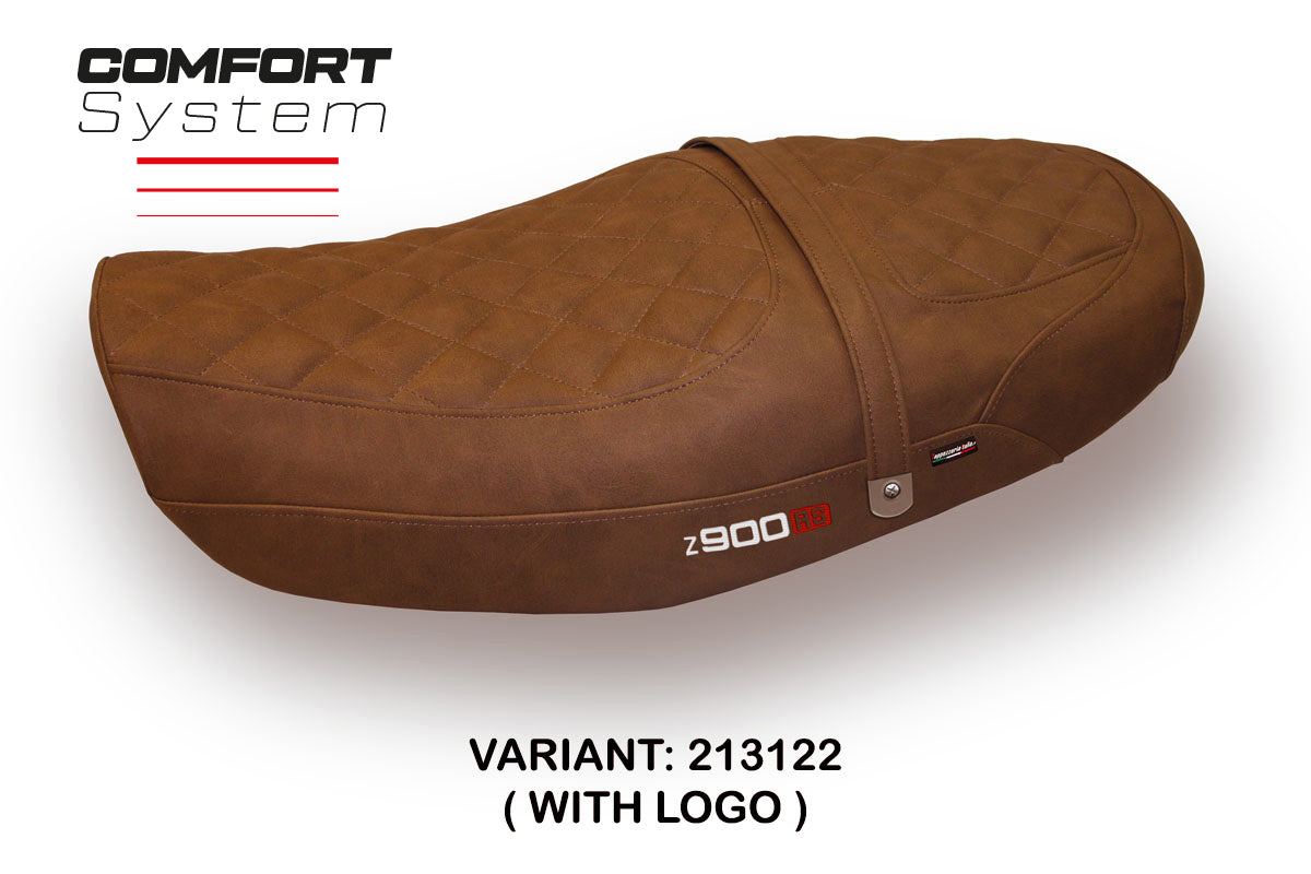 Tappezzeria Italia Kawasaki Z900RS 2018-2025 Seat Cover Comfort Leather Brown