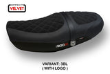 Tappezzeria Italia Kawasaki Z900RS 2018-2025 Seat Cover Velvet Black