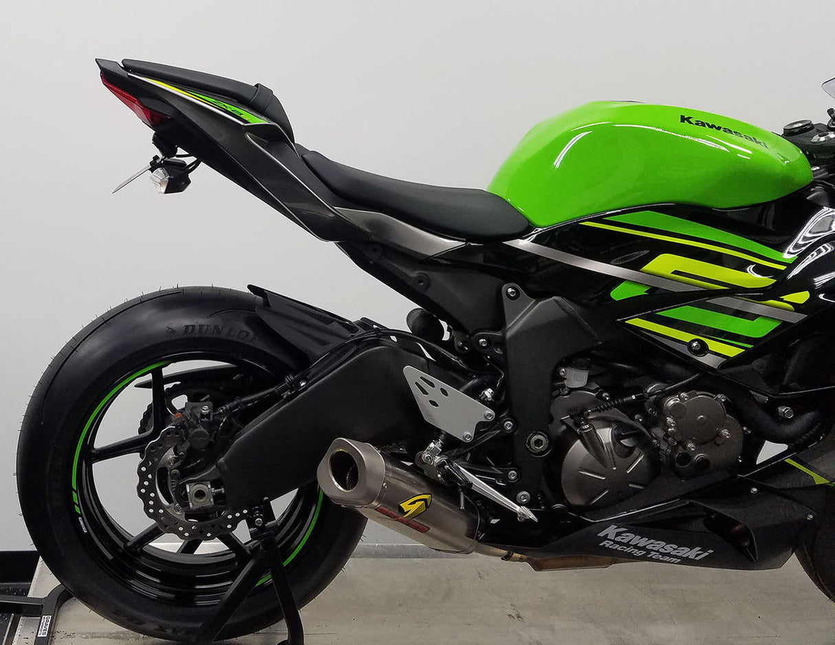 Graves Motorsports Cat-Back Slip-On Titanium Exhaust Zx6-R 2019-2025 Exk-19zx6-Cbtt
