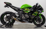 Graves Motorsports Cat-Back Slip-On Titanium Exhaust Zx6-R 2019-2025 Exk-19zx6-Cbtt