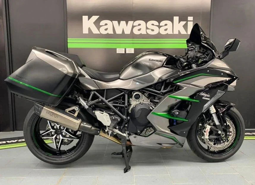 Vandemon Titanium Slip-On Muffler Kawasaki H2 SE SX  2018-26 KAWAH2SESXTITBRMUF6 VA-148