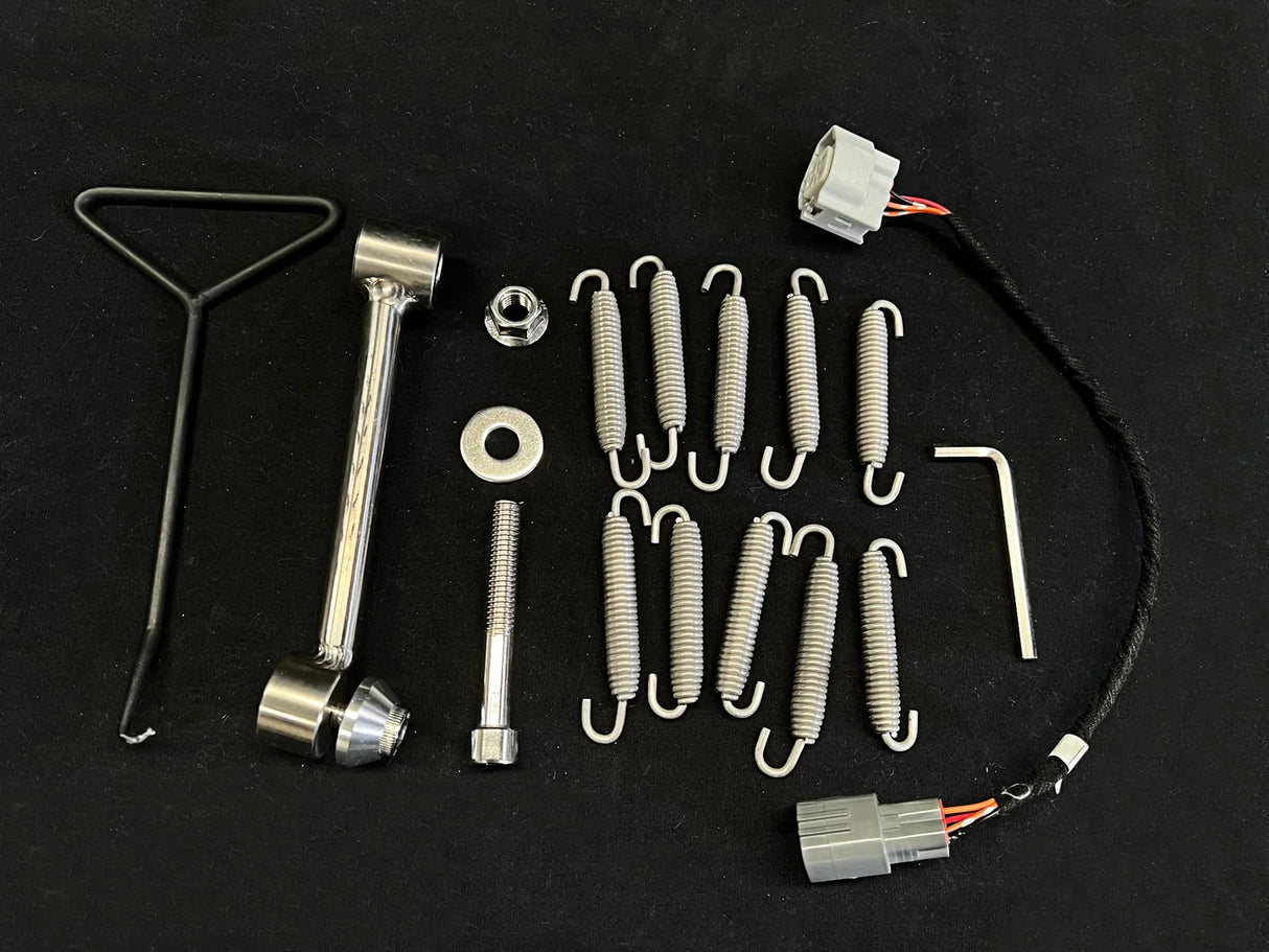 Vandemon Polished Titanium Exhaust System Ninja ZH2 2020-25 KAWAZH2TIEXHSYSPOLB VA-10