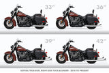 HARLEY M8 SOFTAIL 2.5" TUCK & UNDER TRUE DUALS FULL SYSTEM 2018-PRESENT BUNDLE *NOT FOR WIDE TIRE BIKES