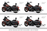 HARLEY M8 SOFTAIL 2.5" TUCK & UNDER TRUE DUALS FULL SYSTEM 2018-PRESENT BUNDLE *NOT FOR WIDE TIRE BIKES