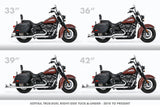 HARLEY M8 SOFTAIL 2.5" TUCK & UNDER TRUE DUALS FULL SYSTEM 2018-PRESENT BUNDLE *NOT FOR WIDE TIRE BIKES