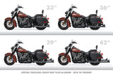HARLEY M8 SOFTAIL 2.5" TUCK & UNDER TRUE DUALS FULL SYSTEM 2018-PRESENT BUNDLE *NOT FOR WIDE TIRE BIKES