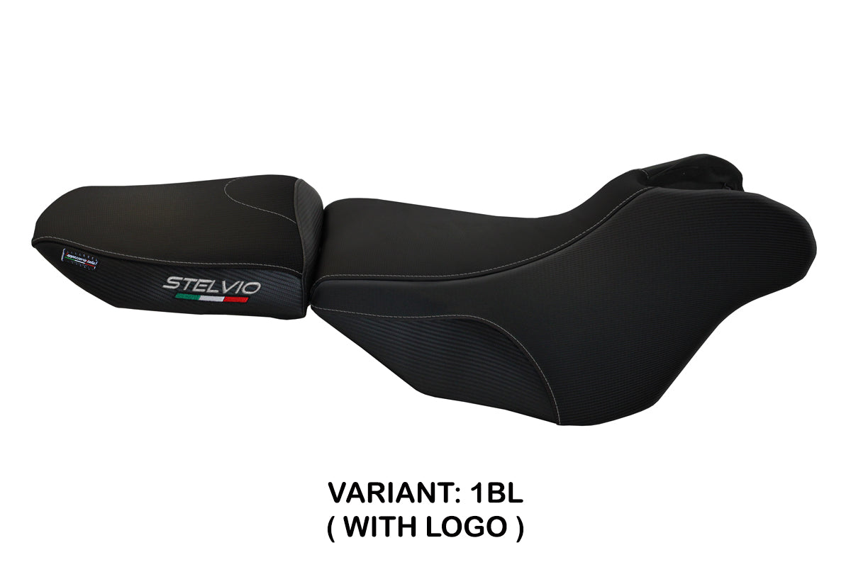 Tappezzeria Italia Moto Guzzi Stelvio 1200 2008-2016 Seat Cover in Black