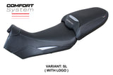 Tappezzeria Italia Moto Guzzi Stelvio 1000 2024-2025 Seat Cover Comfort in Silver and Black