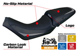 Tappezzeria Italia Moto Guzzi V100 Mandello 2022-2025 Seat Cover Grey Black