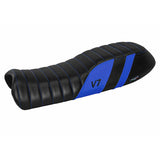 Tappezzeria Italia Moto Guzzi V7 2011-2020 Seat Cover in Blue and Black