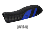 Tappezzeria Italia Moto Guzzi V7 2011-2020 Seat Cover in Blue and Black