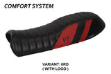 Tappezzeria Italia Moto Guzzi V7 2011-2020 Seat Cover Comfort in Red
