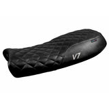 Tappezzeria Italia Moto Guzzi V7 2011-2020 Seat Cover in Black Vintage